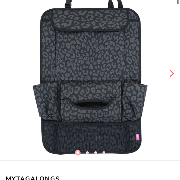 Handbags - MYTAGALONGS
Backseat Organizer leopard cheetah mesh black grey gray car auto